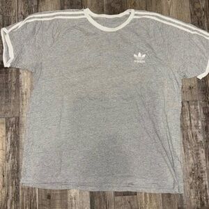 Adidas Men's Gray Short Sleeve Tee